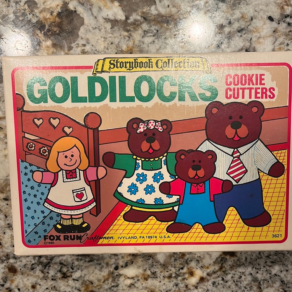 Storybook Collection Goldilocks Cookie Cutters